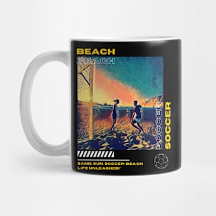 SCPL004 - Sand, Sun, Soccer: Beach Life Unleashed Mug